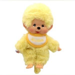 NWT✨ Monchhichi Colors Pastel Beanie Plush Monkey Baby Doll Yellow Sekiguchi